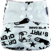 reusable and cotton flat cloth diapers